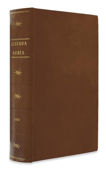 INCUNABULA  VORAGINE, JACOBUS DE. Legenda aurea sanctorum.  1481